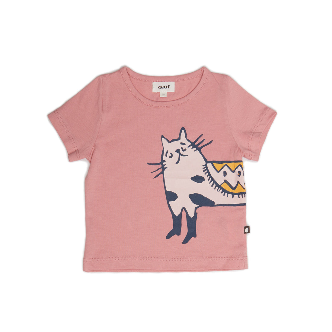 Oeuf Rose Cat Tee - Ladida