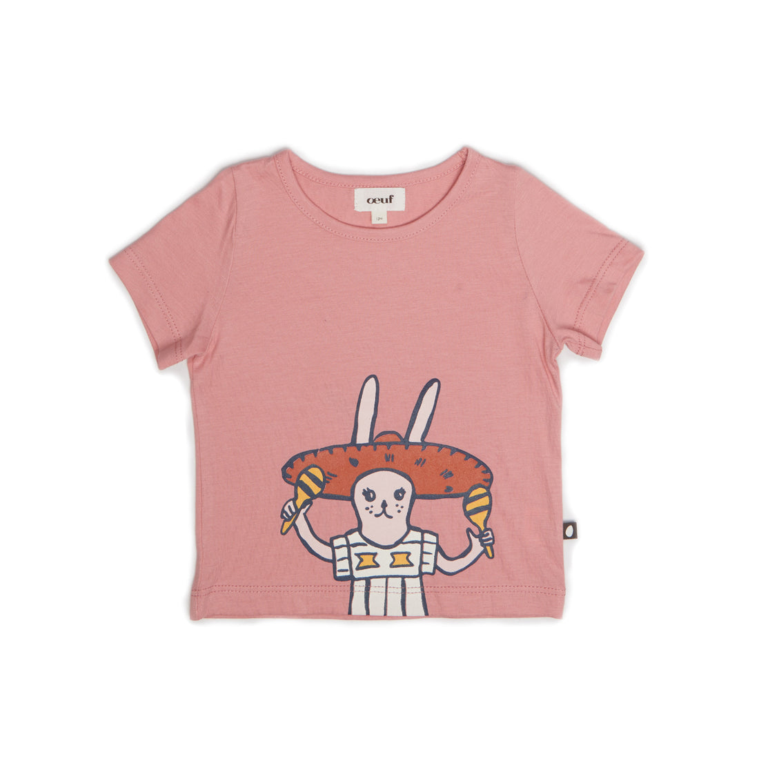 Oeuf Rose Sombrero Bunny Tee - Ladida