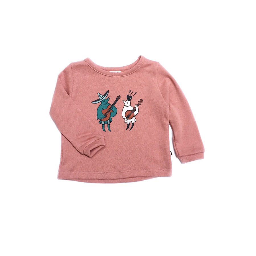 Oeuf Rose Birds Sweatshirt - Ladida