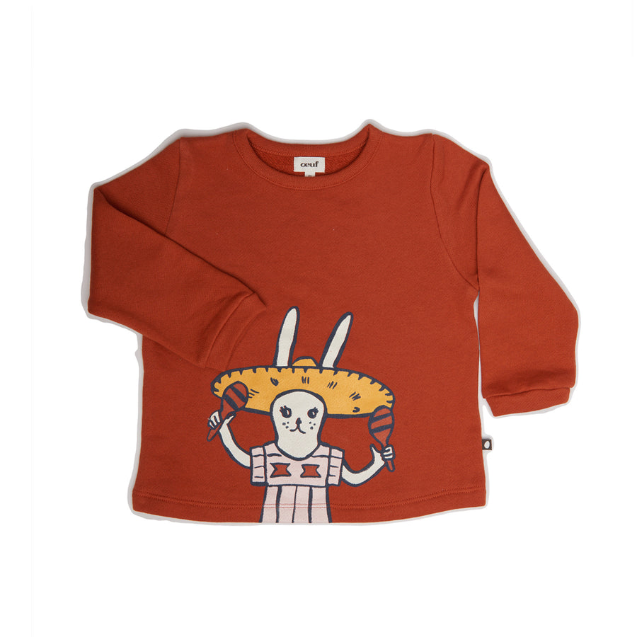 Oeuf Rust Bunny Sweatshirt - Ladida