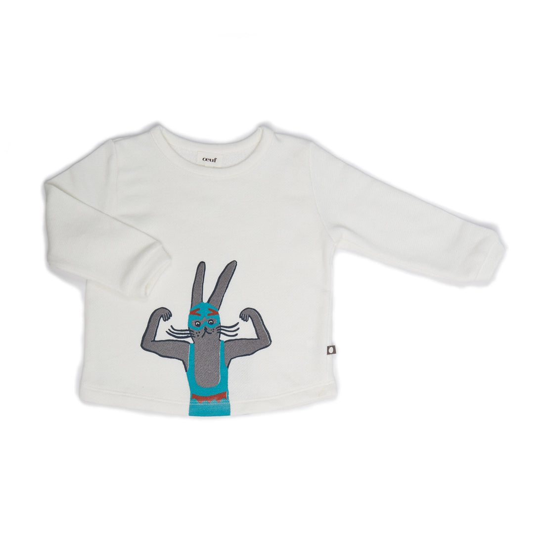 Oeuf White Bunny Sweatshirt - Ladida