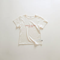 Oeuf tees Oeuf Baby Tee Shirt - Gardenia/Wild Child baby