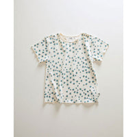 Oeuf tees Oeuf Kid Pima Tee - Gardenia/Clover Print