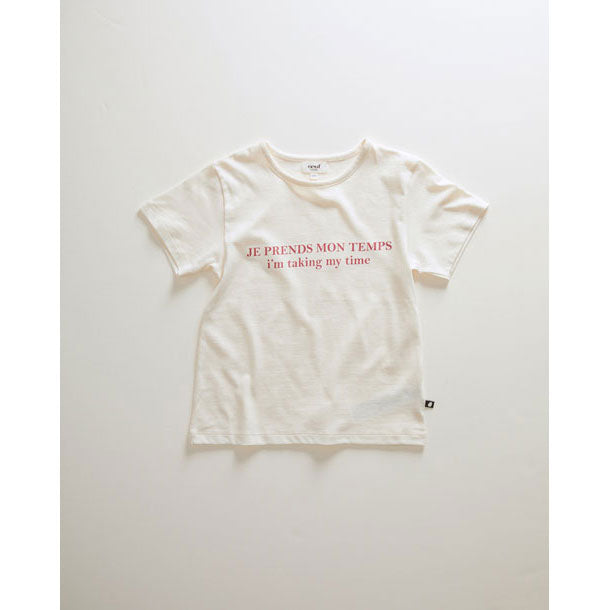 Oeuf tees Oeuf Kid Tee Shirt - Gardenia/Wild Child kid