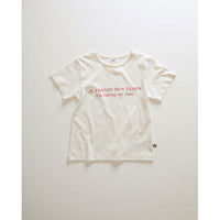 Oeuf tees Oeuf Kid Tee Shirt - Gardenia/Wild Child kid