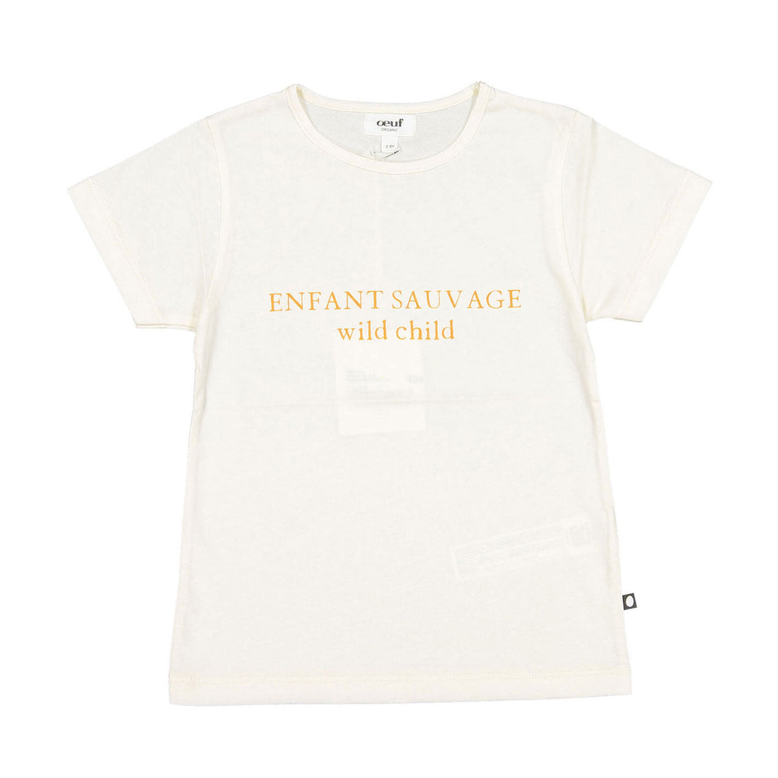 Oeuf tees Oeuf Kid Tee Shirt - Gardenia/Wild Child kid