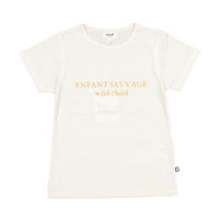 Oeuf tees Oeuf Kid Tee Shirt - Gardenia/Wild Child kid