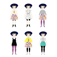 Of Unusual Kind accessories OS Of Unusual Kind Olive Paper Doll Kit