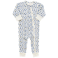 Pink Chicken Mini Blueberries Organic Romper