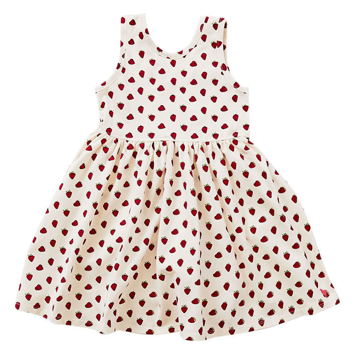 Pink Chicken Mini Strawberries Organic Steph Dress