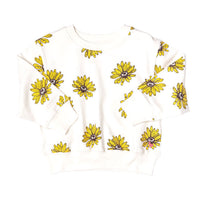Pink Chicken Organic Sweatshirt - Floating Daisy