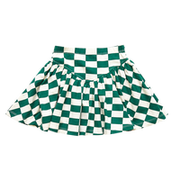 Pink Chicken Alexis Skirt - Evergreen Check