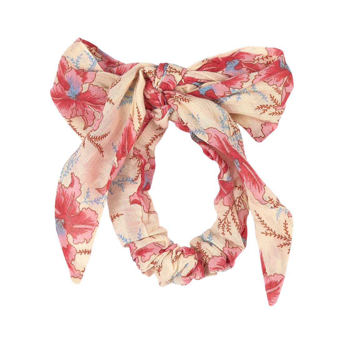 Louise Misha Raspberry Flowers Akimmi Scrunchie