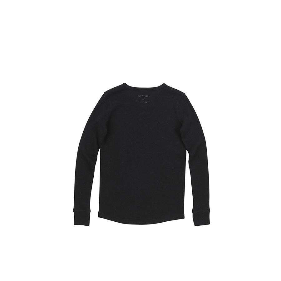 Butter Black Over It Lace-Up Tee