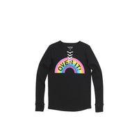 Butter Black Over It Lace-Up Tee