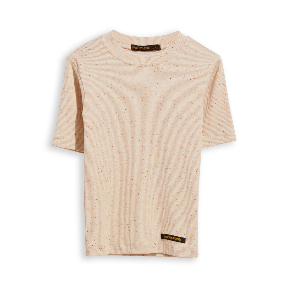Finger in the Nose Ecru Piper Rib Tee