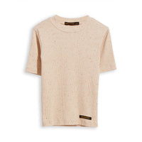 Finger in the Nose Ecru Piper Rib Tee