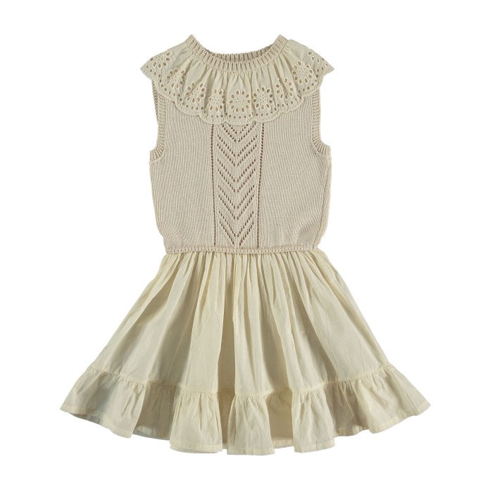 The New Society Natural Florianne Knit Baby Dress