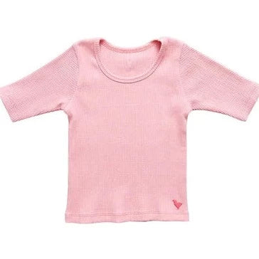 Pink Chicken Organic Rib Top - Apricot