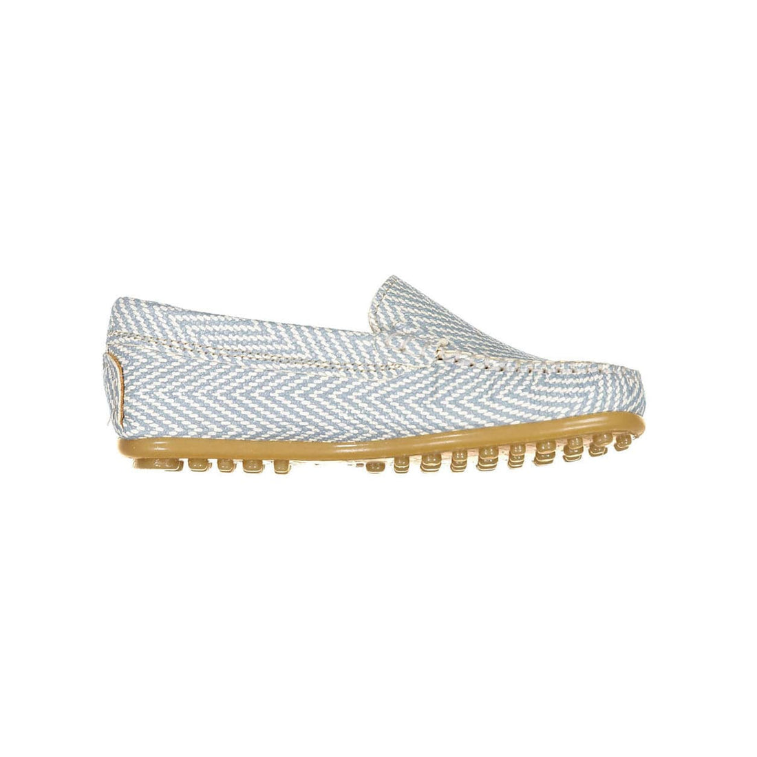 Papanatas shoes Papanatas Blue Herringbone Loafer