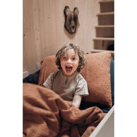 Bonjour Little Kid Bedding Set Dots Nut