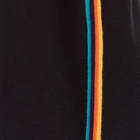 Paul Smith Junior Black Side Striped Adulo Polo