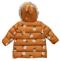 Pink Chicken Paulina Puffer - Gold Flower