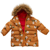Pink Chicken Paulina Puffer - Gold Flower