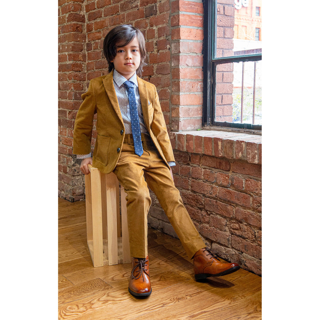Appaman Camel Peak Lapel Blazer