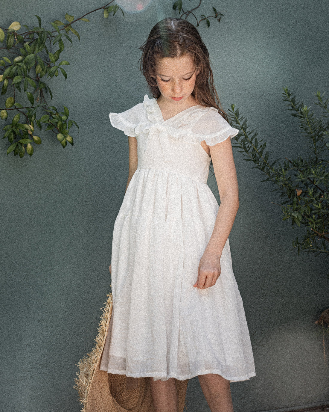 Cosmosophie White Pepa Dress