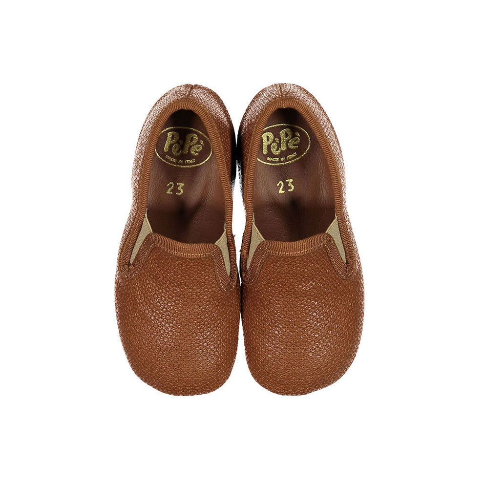 Pepe shoes Pepe Cognac Slip Ons