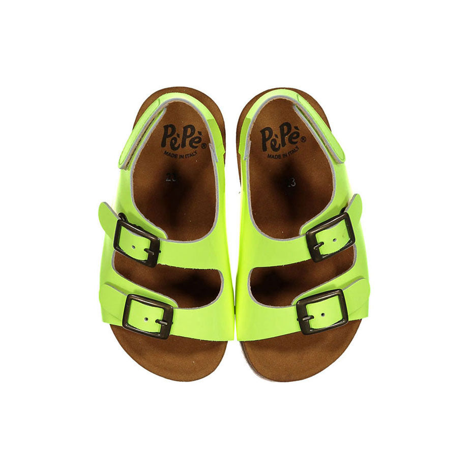 Pepe shoes Pepe Yellow Patent Buckle Sandal