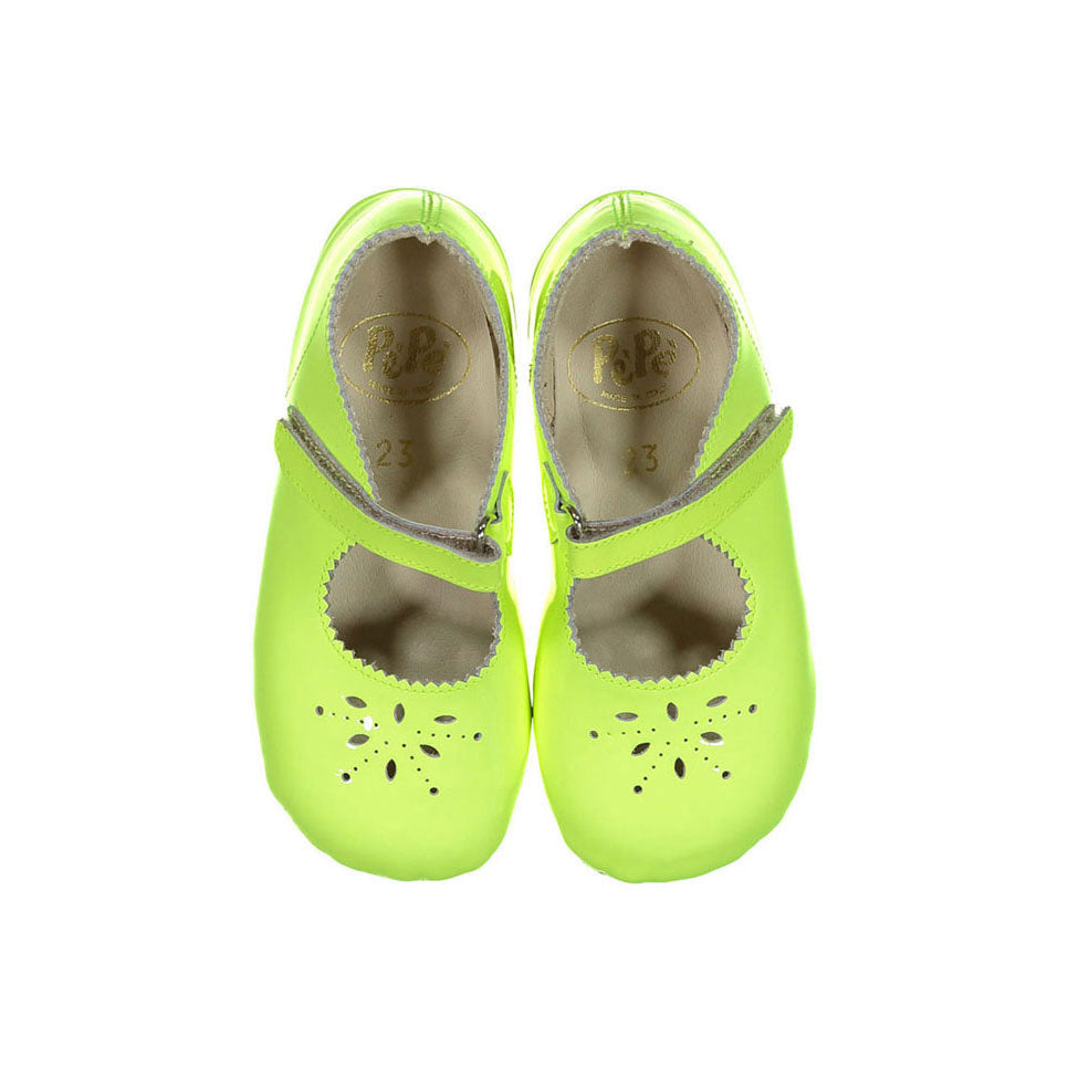 Pepe shoes Pepe Yellow Patent Cutout Mary Jane