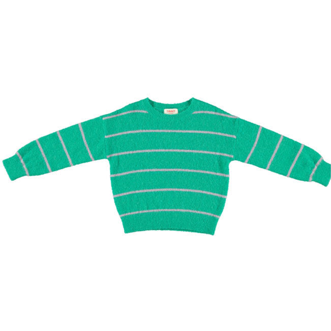 Maan Jade Pesce Knitted Striped Sweater