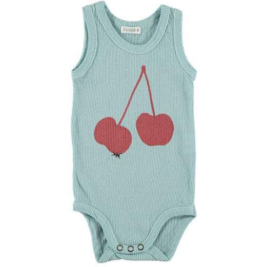 Picnik bodysuits Picnik Blue Cherry Bodysuit