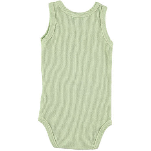 Picnik bodysuits Picnik Green Music Note Bodysuit