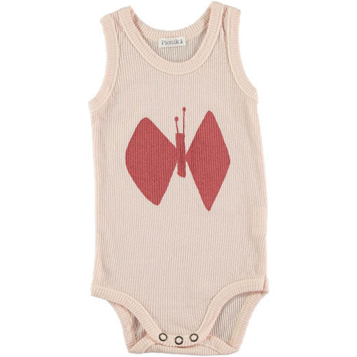 Picnik bodysuits Picnik Pink Butterfly Bodysuit