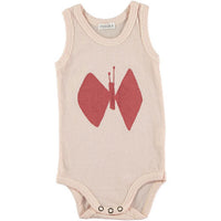 Picnik bodysuits Picnik Pink Butterfly Bodysuit