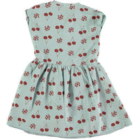 Picnik dresses Picnik Aqua Cherry Wrap Dress