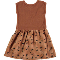 Picnik dresses Picnik Brown Music Note Martina Dress