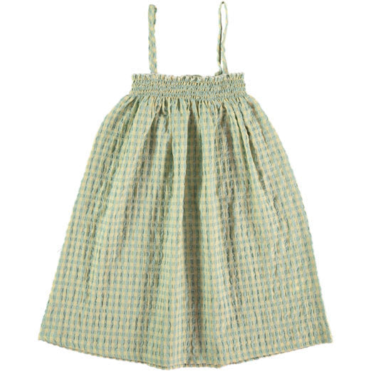 Picnik dresses Picnik Green Gingham Sun Dress