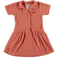 Picnik dresses Picnik Pink Cherry Collared Dress