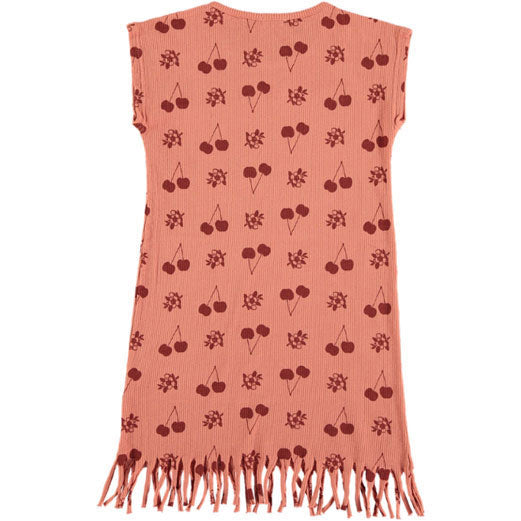 Picnik dresses Picnik Pink Cherry Fringe Adah Dress