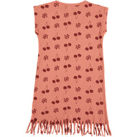Picnik dresses Picnik Pink Cherry Fringe Adah Dress