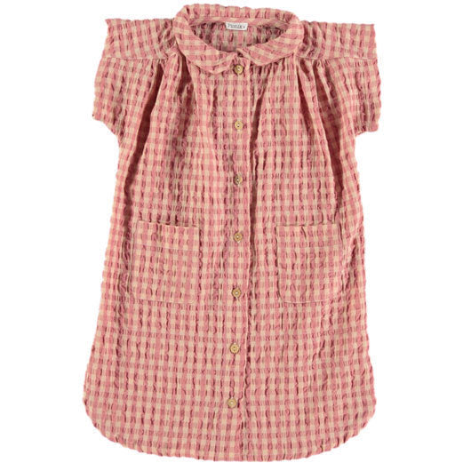Picnik dresses Picnik Red Gingham Shirt Dress