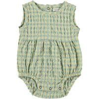 Picnik rompers Picnik Green Gingham Romper