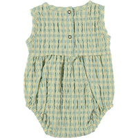 Picnik rompers Picnik Green Gingham Romper