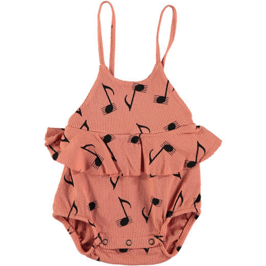 Picnik rompers Picnik Pink Music Note Romper
