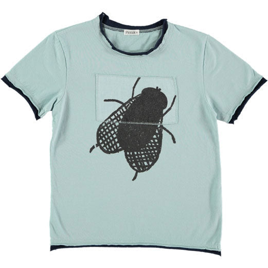 Picnik tees Picnik Aqua Fly Trimmed Roy Tee