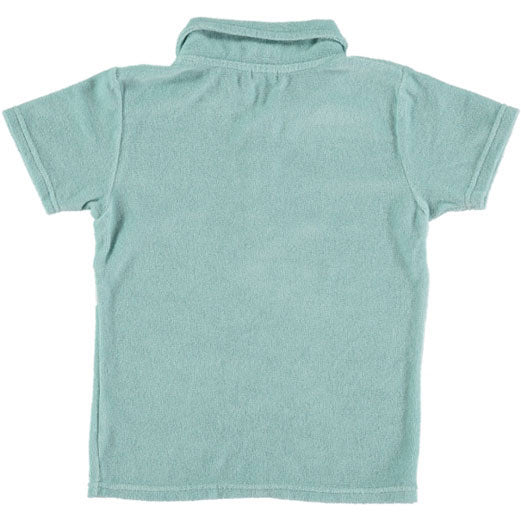 Picnik tees Picnik Aqua Stripe Martin Polo